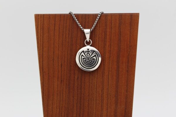Hopi Double Sided Maze Pendant